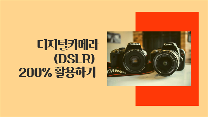 디지털카메라(DSLR) 200% 활용하기