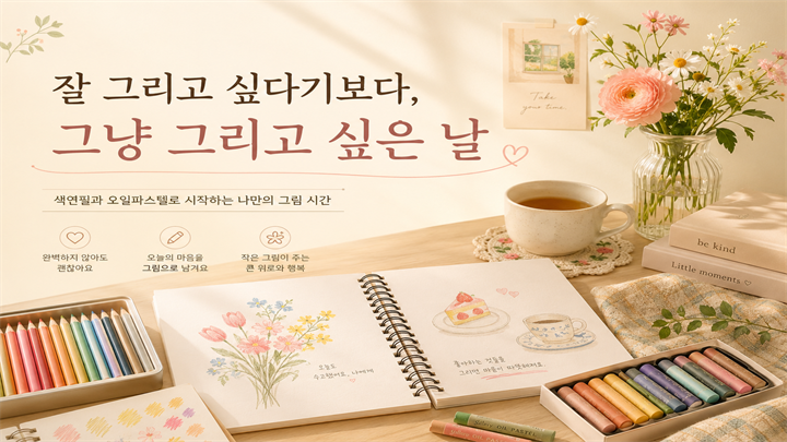 잘 그리고 싶다기보다, 그냥 그리고 싶은 날