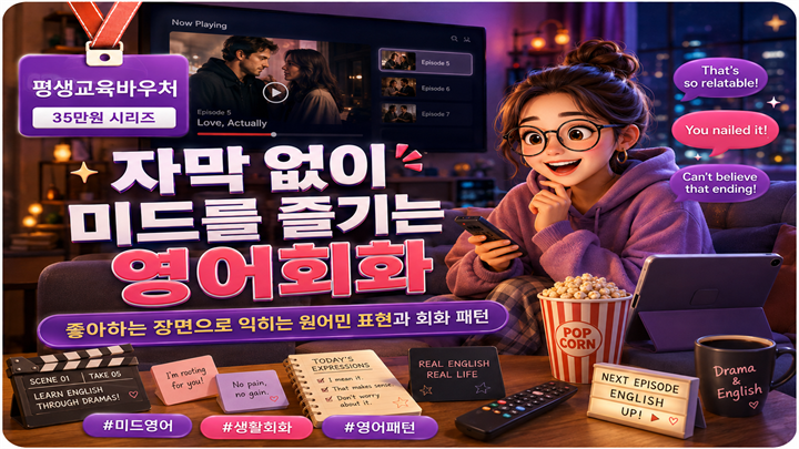 자막 없이 미드를 즐기는 영어회화