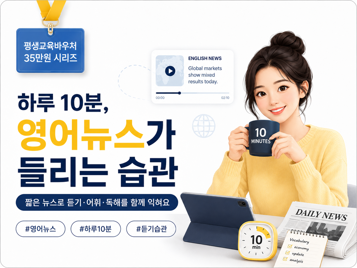 하루 10분, 영어뉴스가 들리는 습관