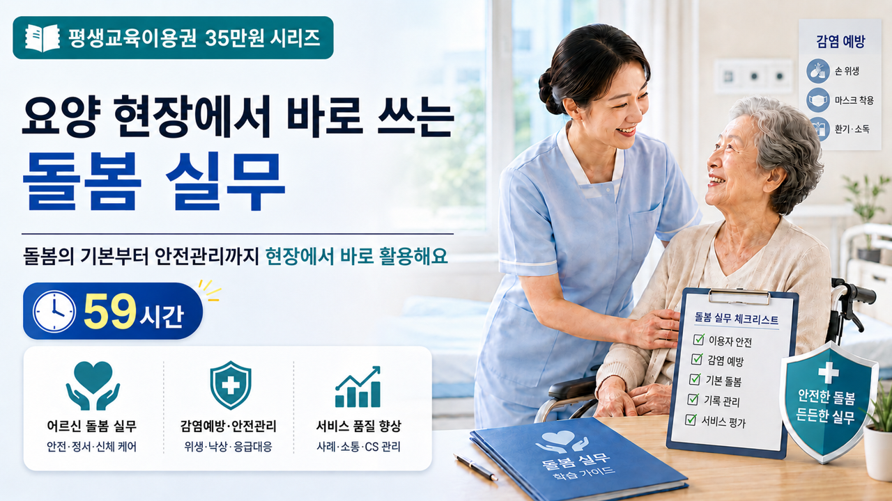 요양 현장에서 바로 쓰는 돌봄 실무