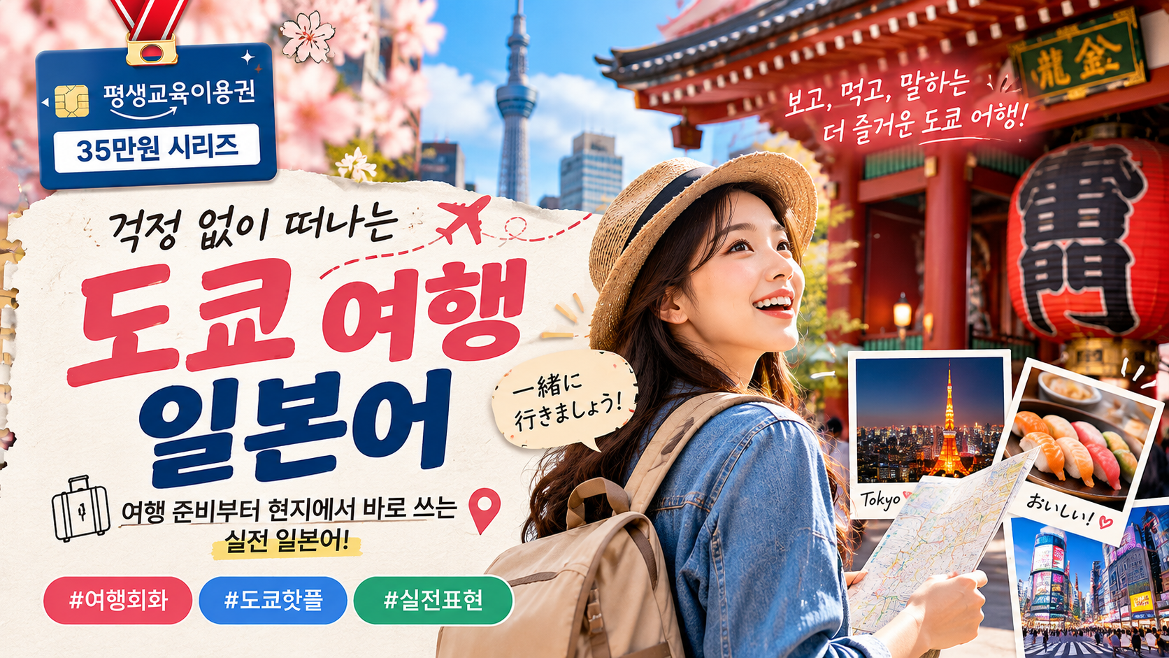 걱정 없이 떠나는 도쿄 여행 일본어