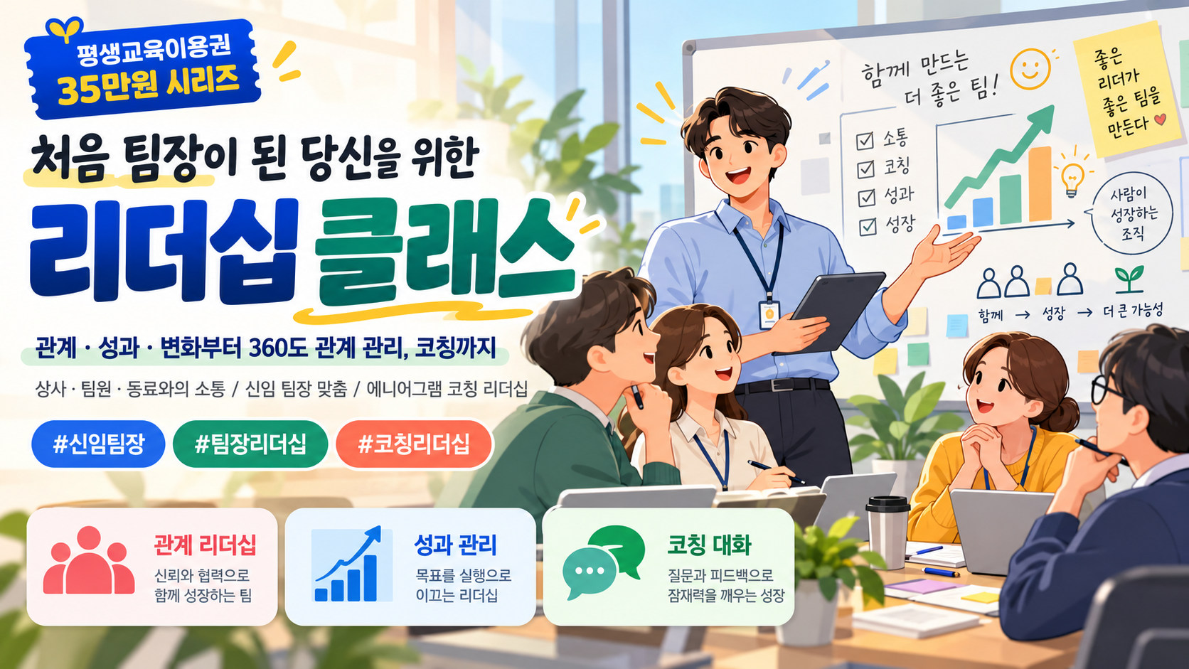 처음 팀장이 된 당신을 위한 리더십 클래스