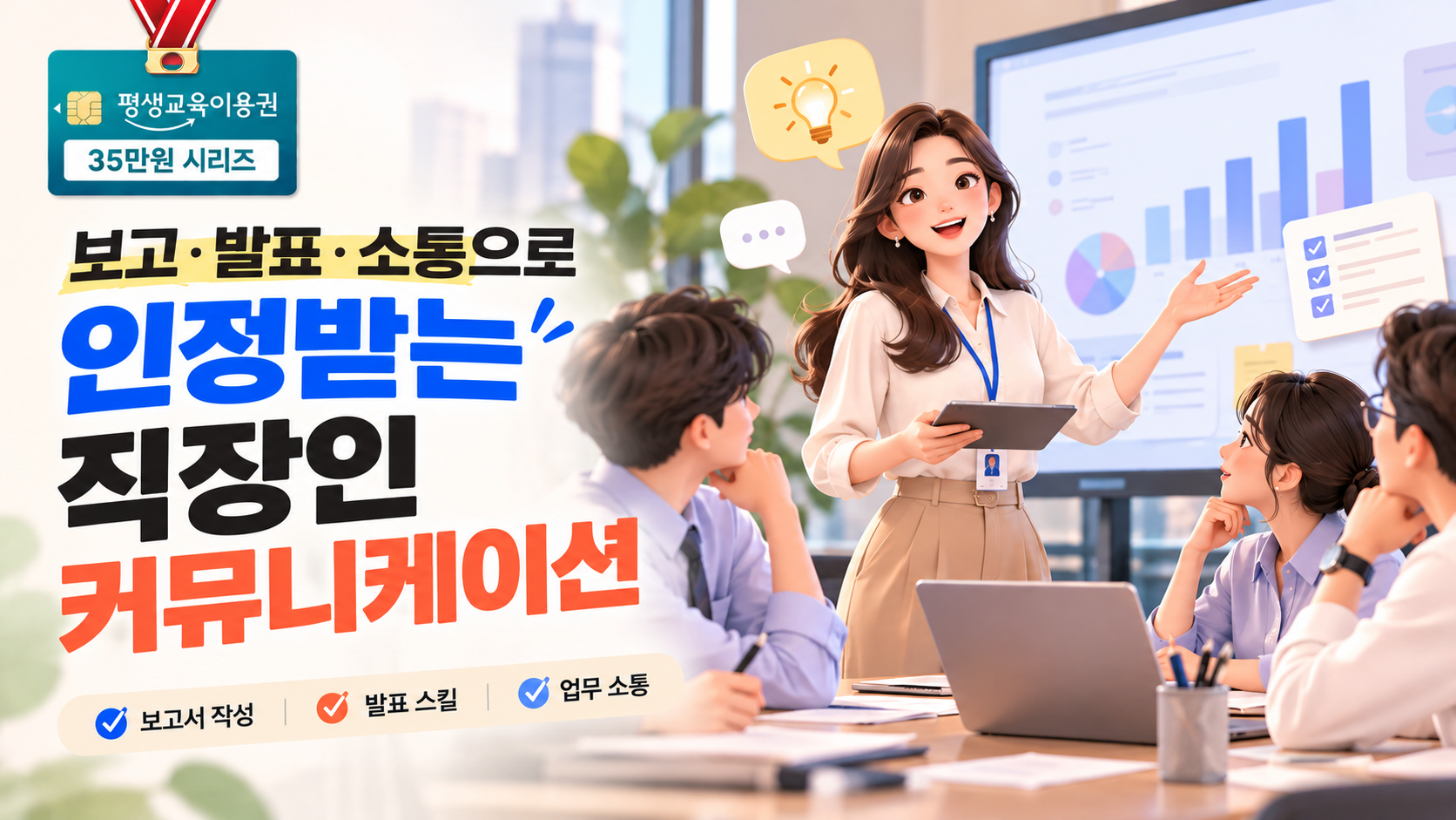 보고·발표·소통으로 인정받는 직장인 커뮤니케이션