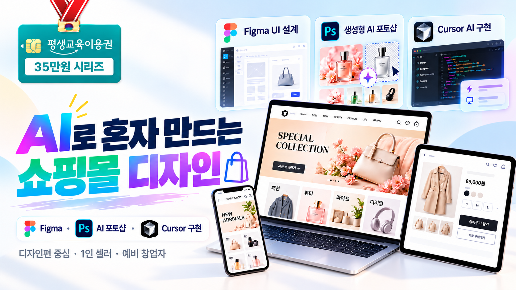 AI로 혼자 만드는 쇼핑몰 디자인