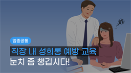 직장 내 성희롱 예방교육 (60분 추가)