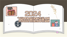 2024 개정세법해설