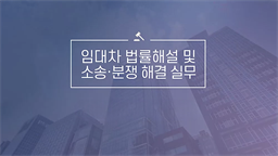 임대차법률 해설 및 소송·분쟁 해결 실무