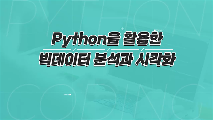 Python을 활용한 빅데이터 분석과 시각화