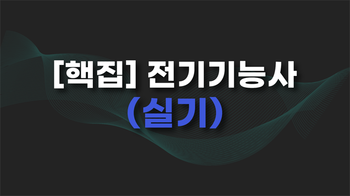 [핵집]전기기능사(실기)