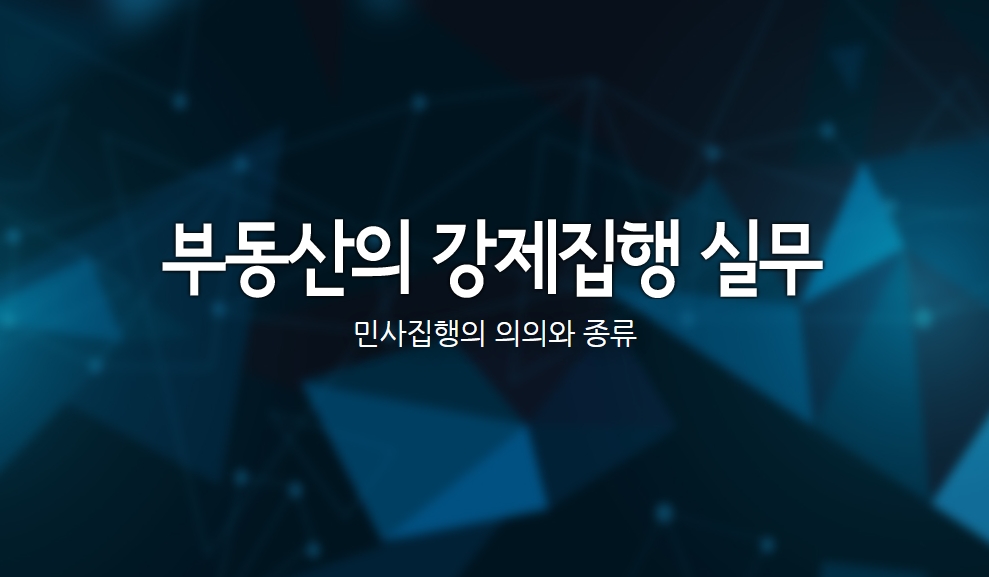 부동산의 강제집행 실무
