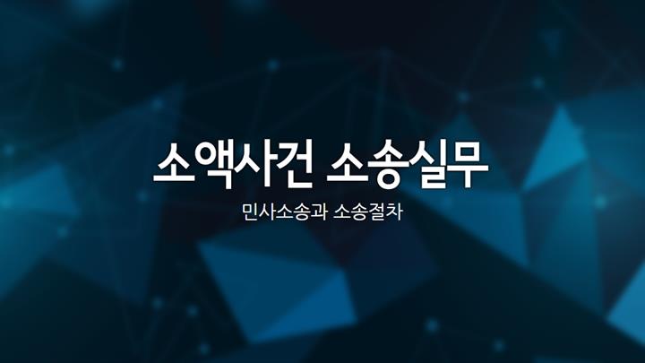 소액사건 소송실무