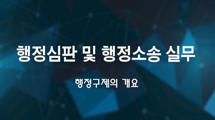 행정심판 및 행정소송 실무