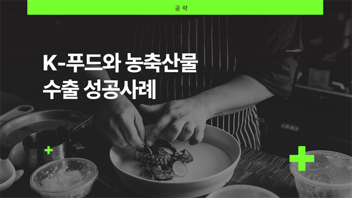 [공략]K-푸드와 농축산물 수출 성공사례