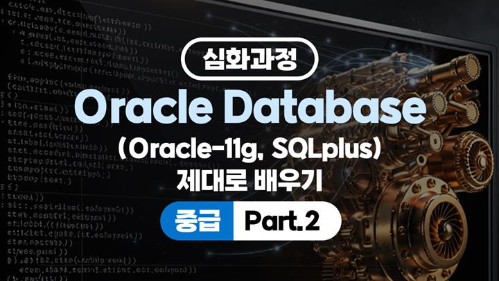 [HD][심화학습]Oracle Database (Oracle-11g, SQLplus) 제대로 배우기 (중급) Part.2