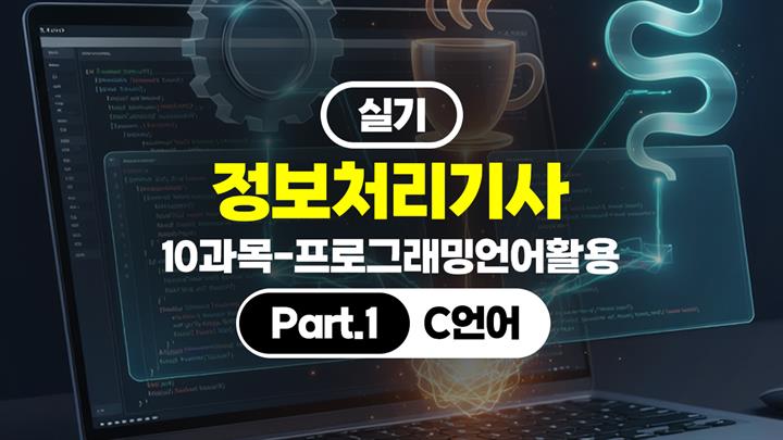 [HD]정보처리기사 실기 (2026년 개정) 10과목-프로그래밍언어활용 Part.1 C언어