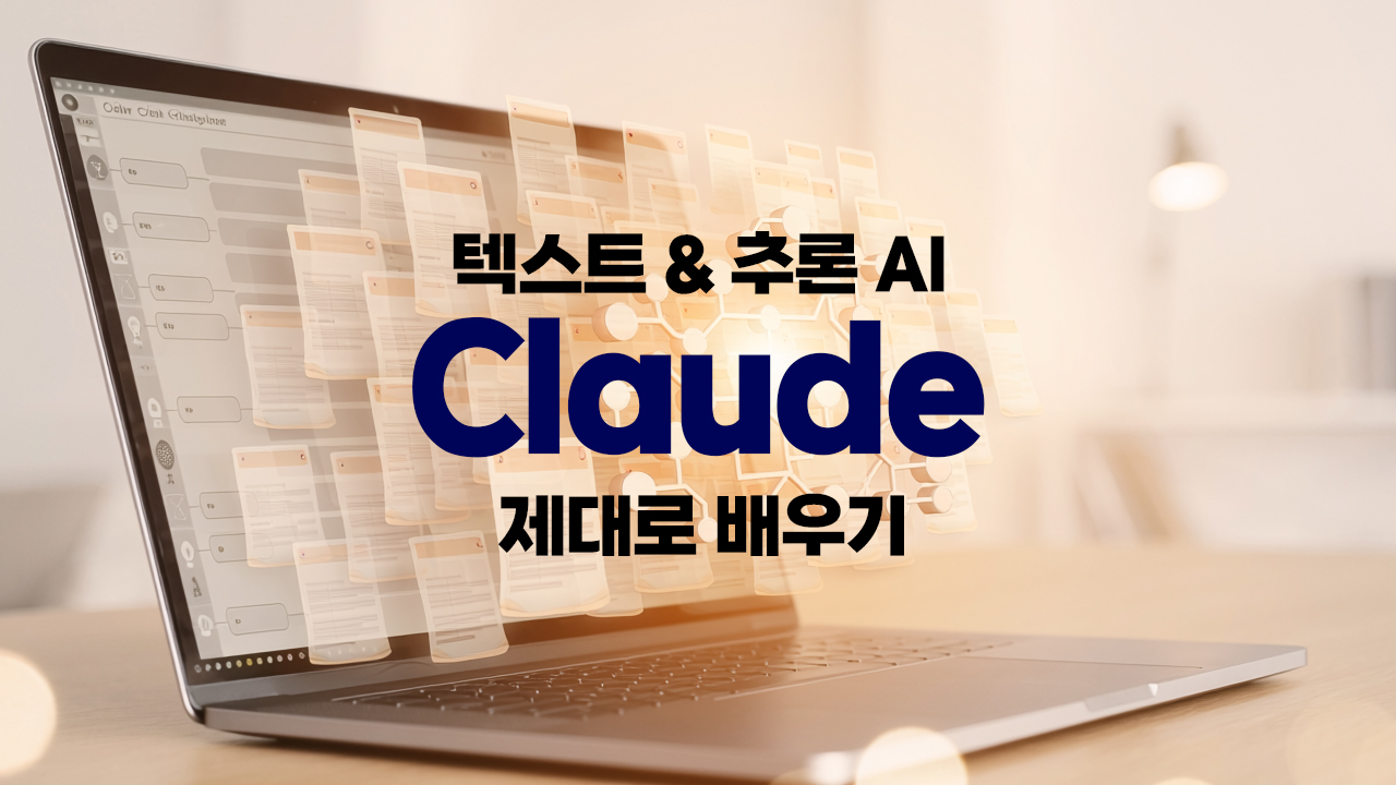 [HD]텍스트 & 추론 AI, Claude(클로드) 제대로 배우기