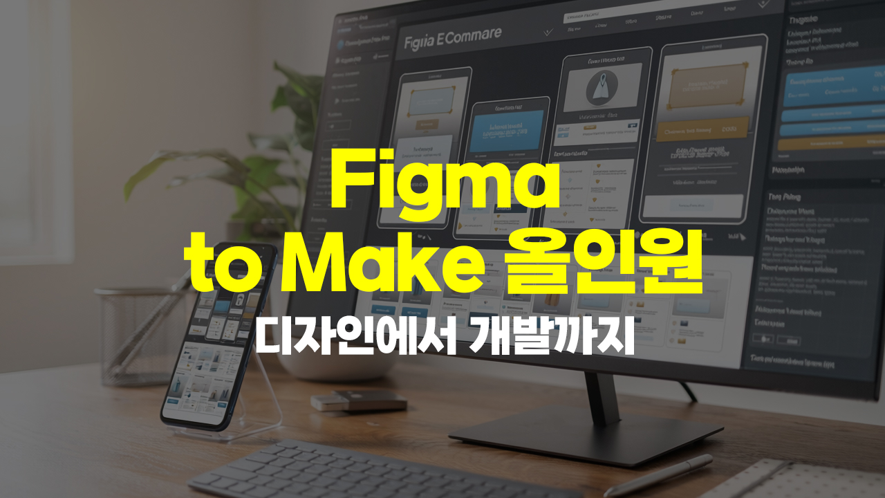 [HD]Figma(피그마) to Make 올인원, 디자인에서 개발까지