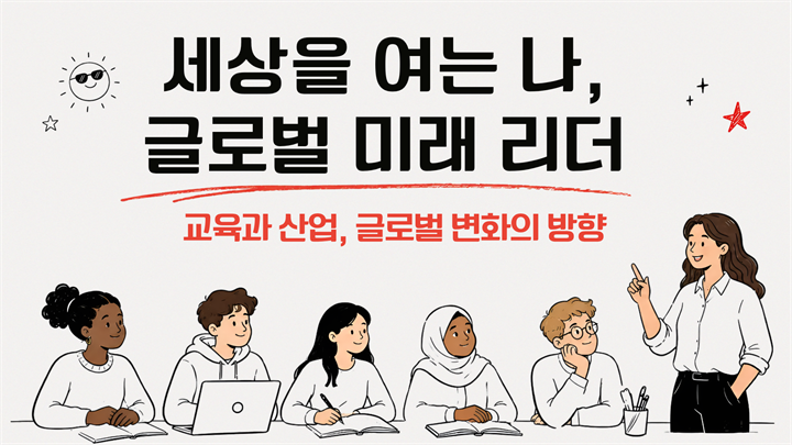 세상을 여는 나, 글로벌 미래 리더(교육과 산업, 글로벌 변화의 방향)