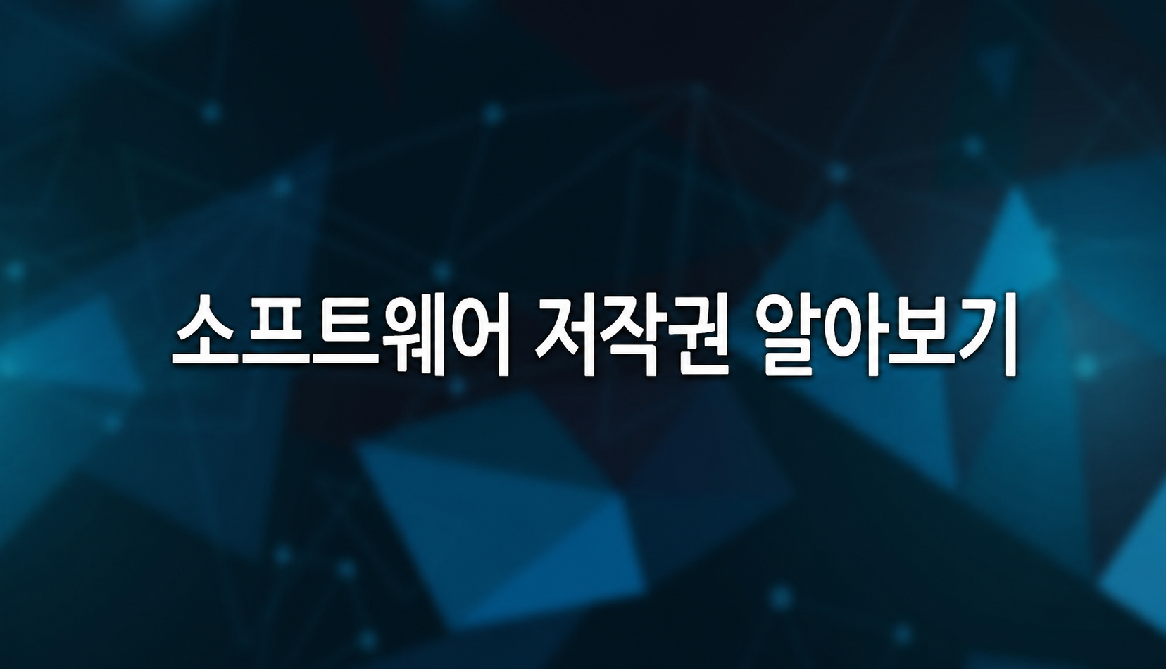 소프트웨어 저작권 알아보기