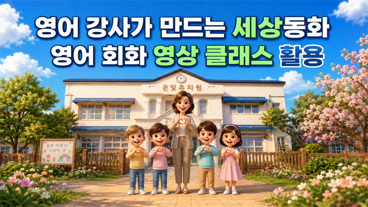 영어 강사가 만드는 AI 동물 영어회화 영상 클래스(활용)