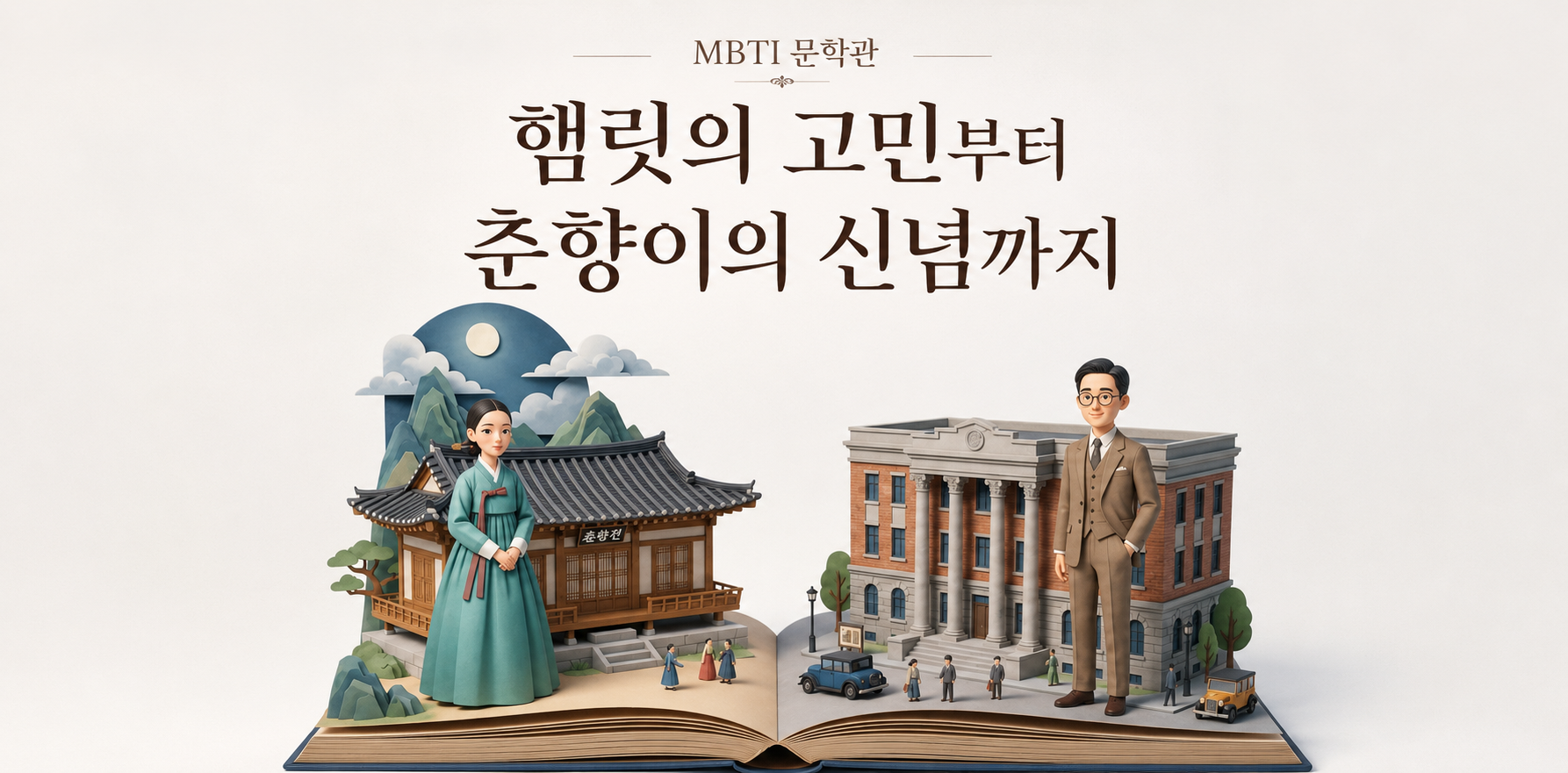 MBTI 문학관_햄릿의 고민부터 춘향이의 신념까지