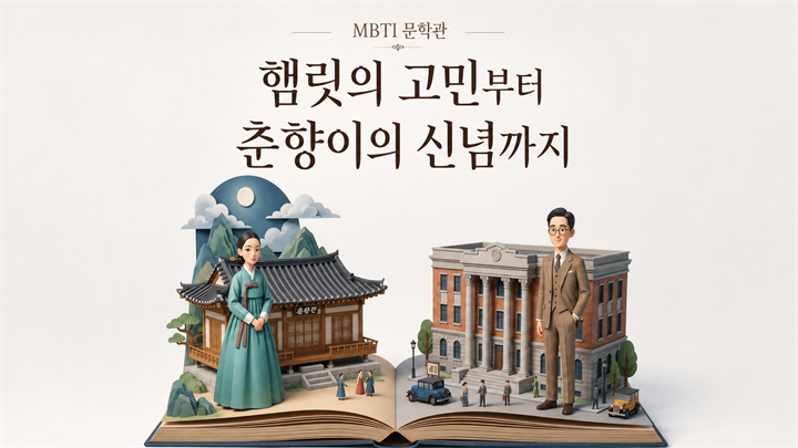 MBTI 문학관_햄릿의 고민부터 춘향이의 신념까지
