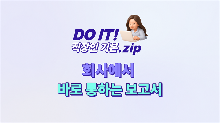 DO IT 직장인 기본.zip : 회사에서 바로 통하는 보고서