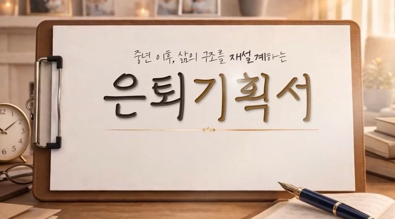 중년이후, 삶의 구조를 재설계하는 은퇴 기획서