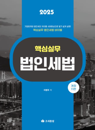2025 핵심실무 법인세법